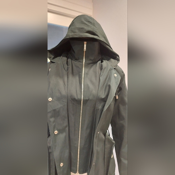 London Fog Forest Green Trench Coat - Picture 2 of 13